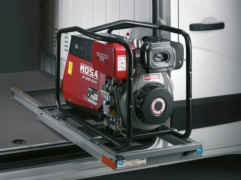 Guntro oplossing generator buiten het voertuig