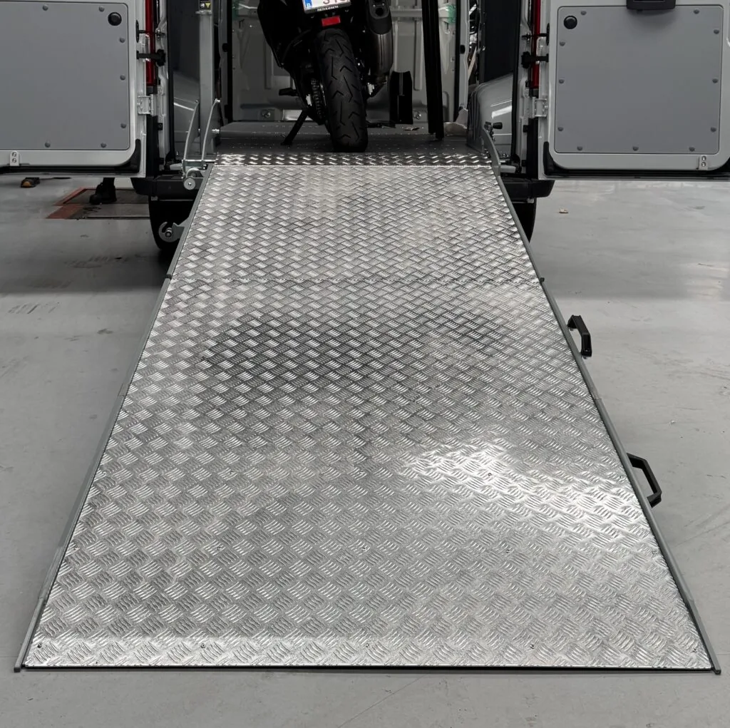 oprijramp voor bestelwagen