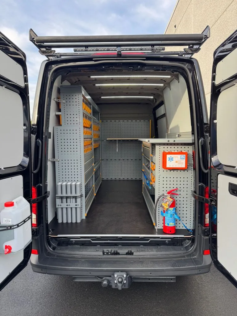 Modules voor bedrijfswageninrichting