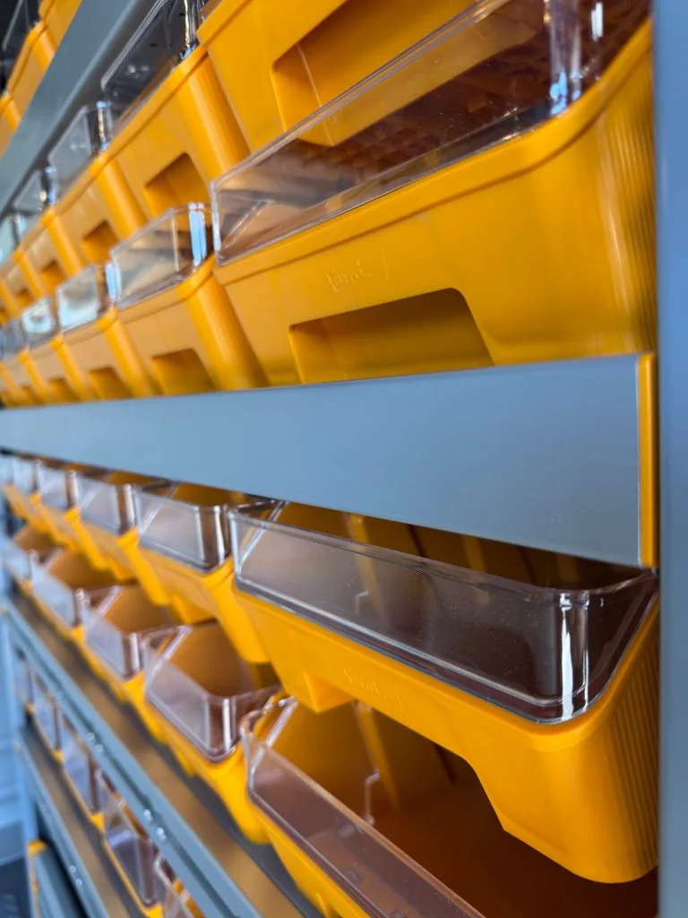 Modules voor bedrijfswageninrichting