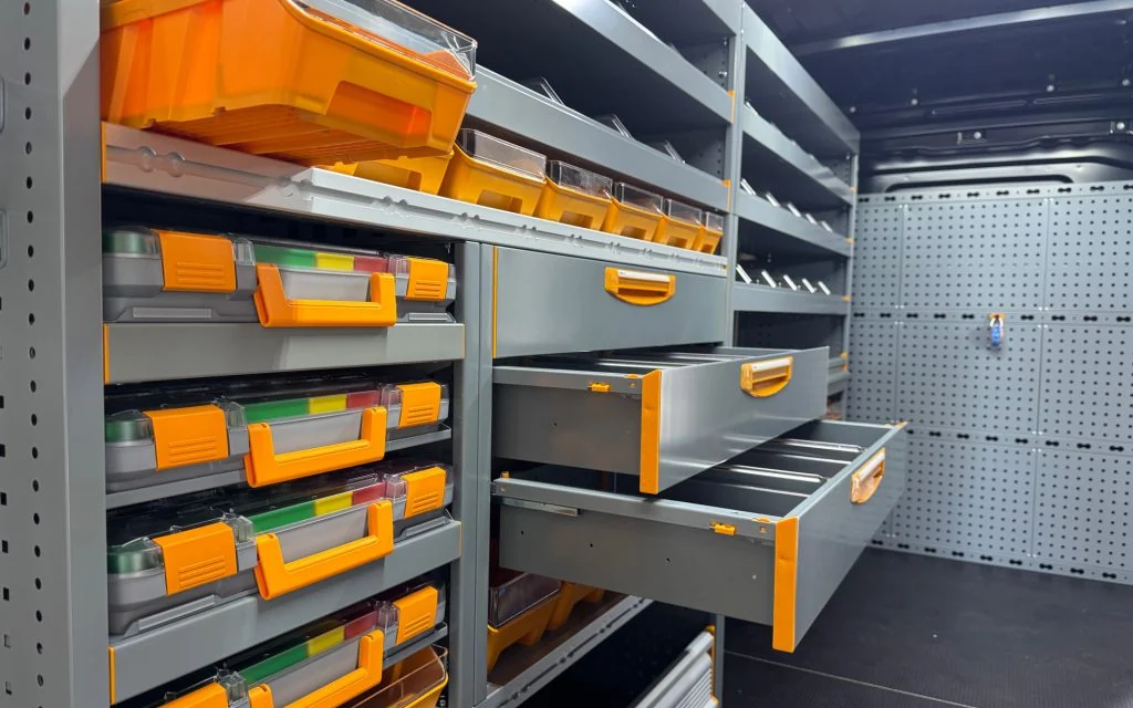 Fit-out of a work van by Guntro