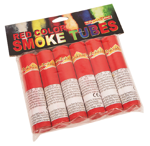 Red Smoke Tubes (6) 24/1