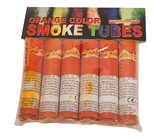 Orange Smoke Tubes (6) 24/1