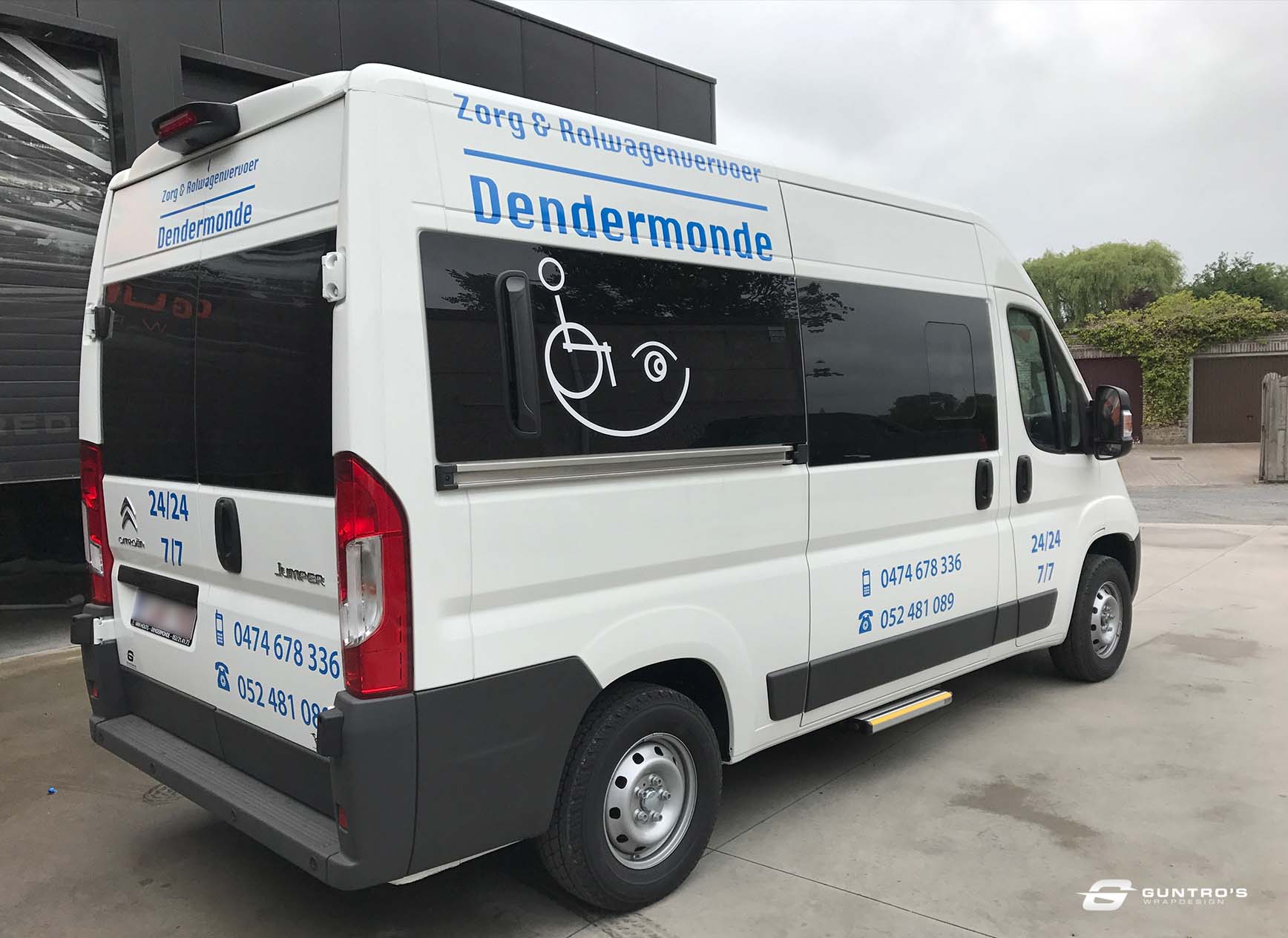 BELETTERING ZORG EN ROLWAGENVERVOER