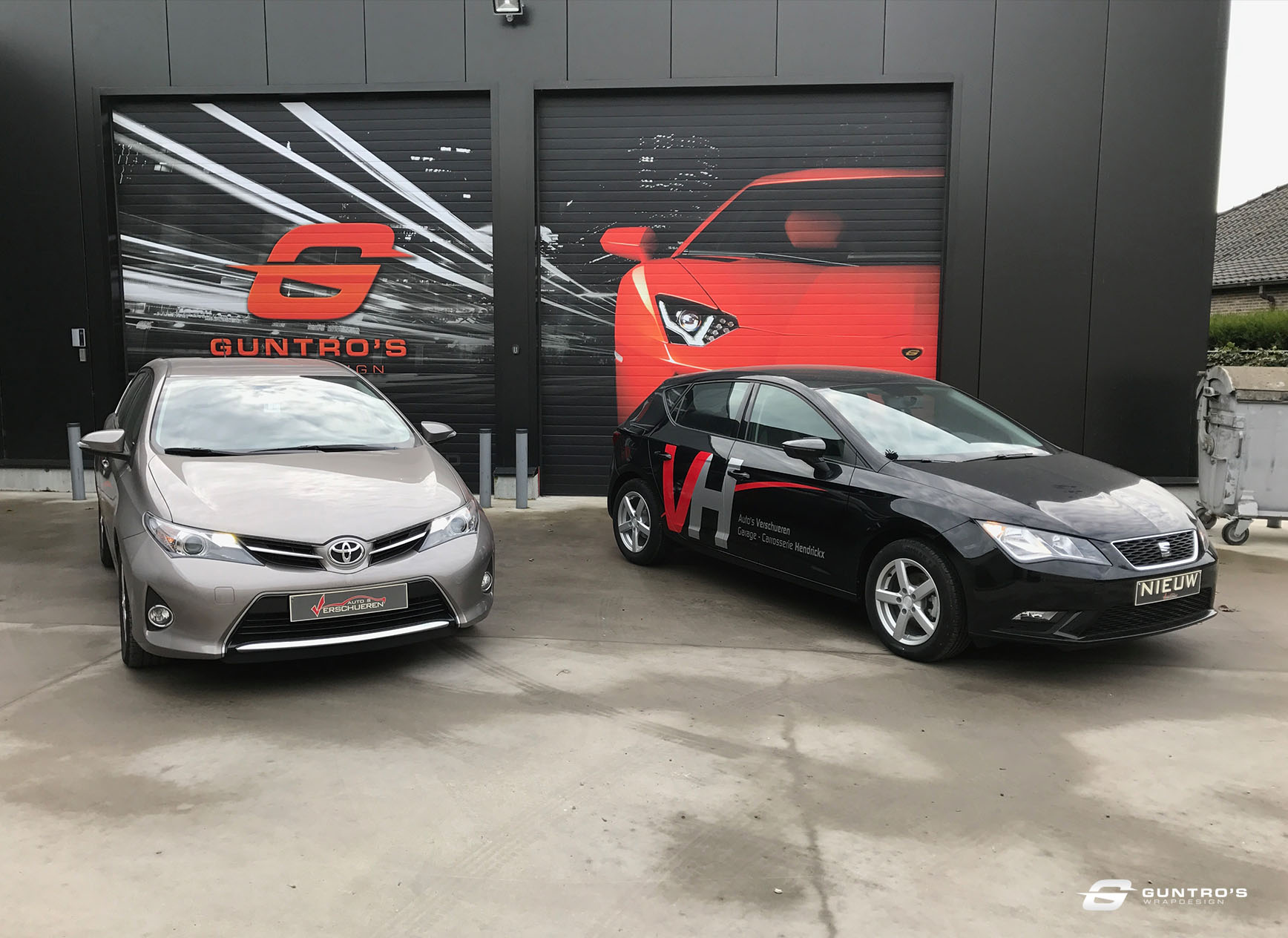 BELETTERING AUTO'S VERSCHUEREN