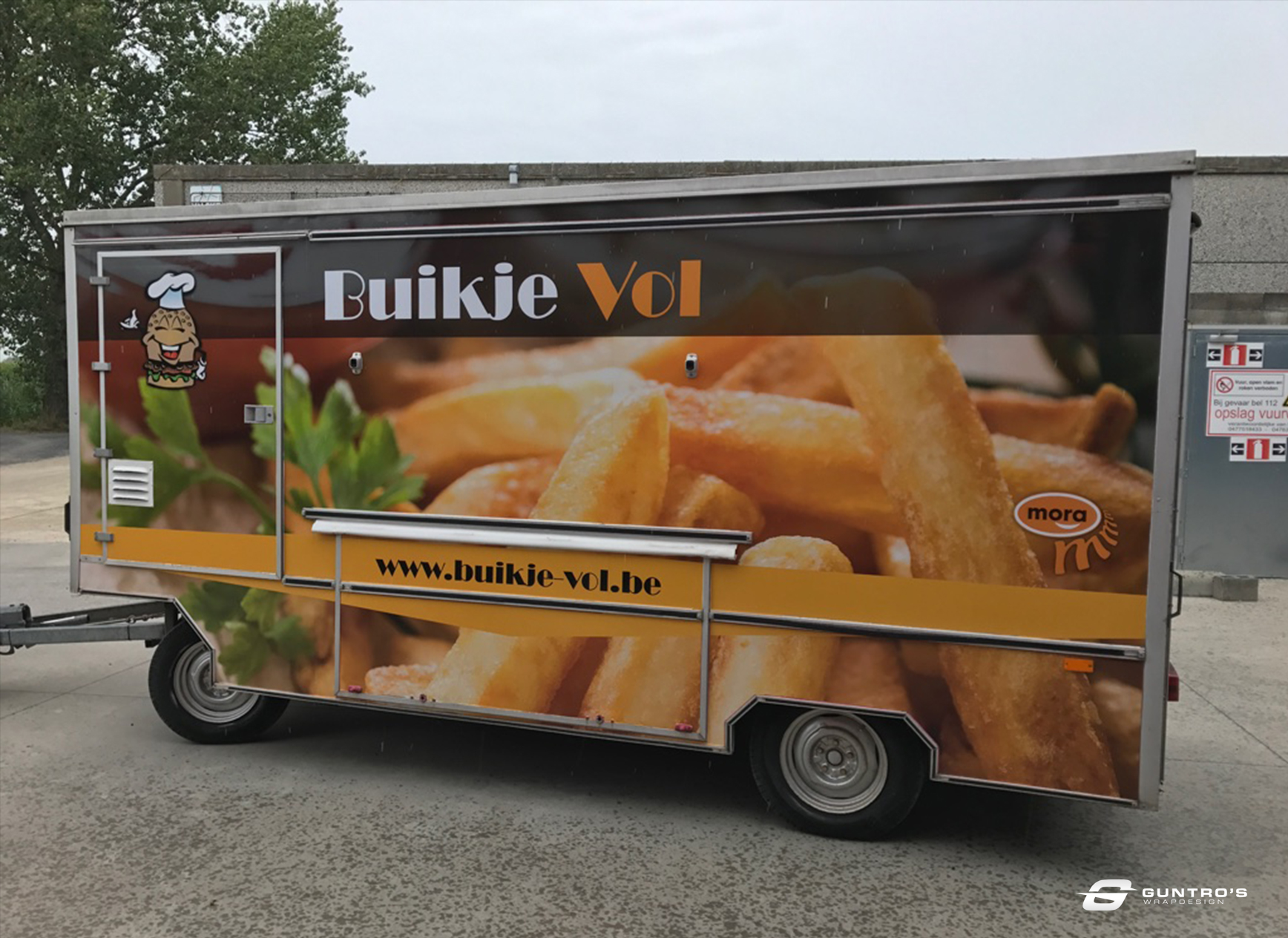 CUSTOM WRAP FRIETMOBIEL BUIKJE VOL