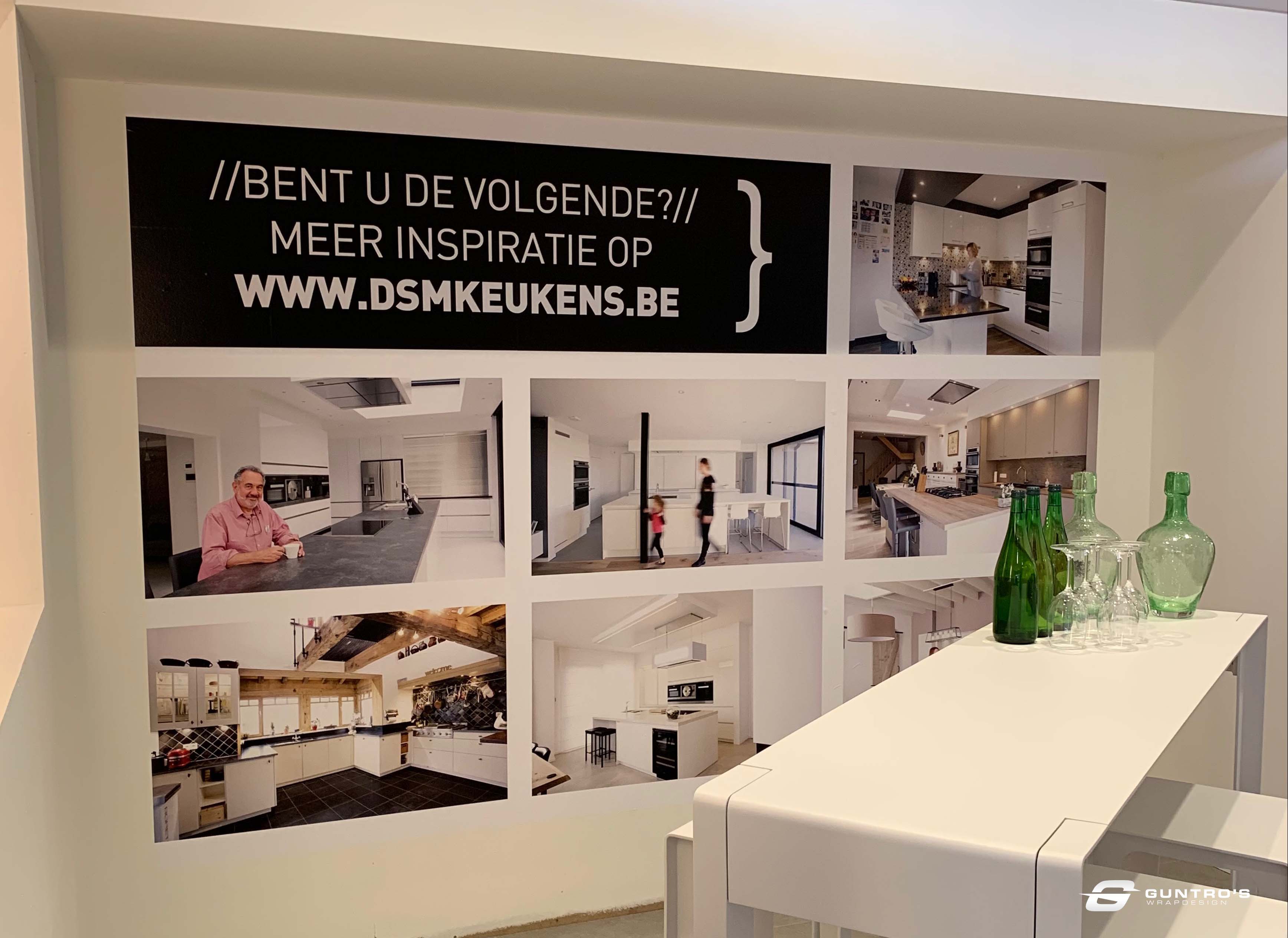 BESTICKERING TOONZAAL DSM KEUKENS